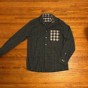 Multi Plaid Tommy Hilfiger Mens Button Down Shirt